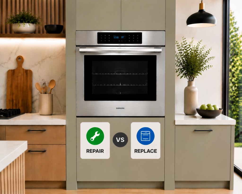 samsung oven repair or replace