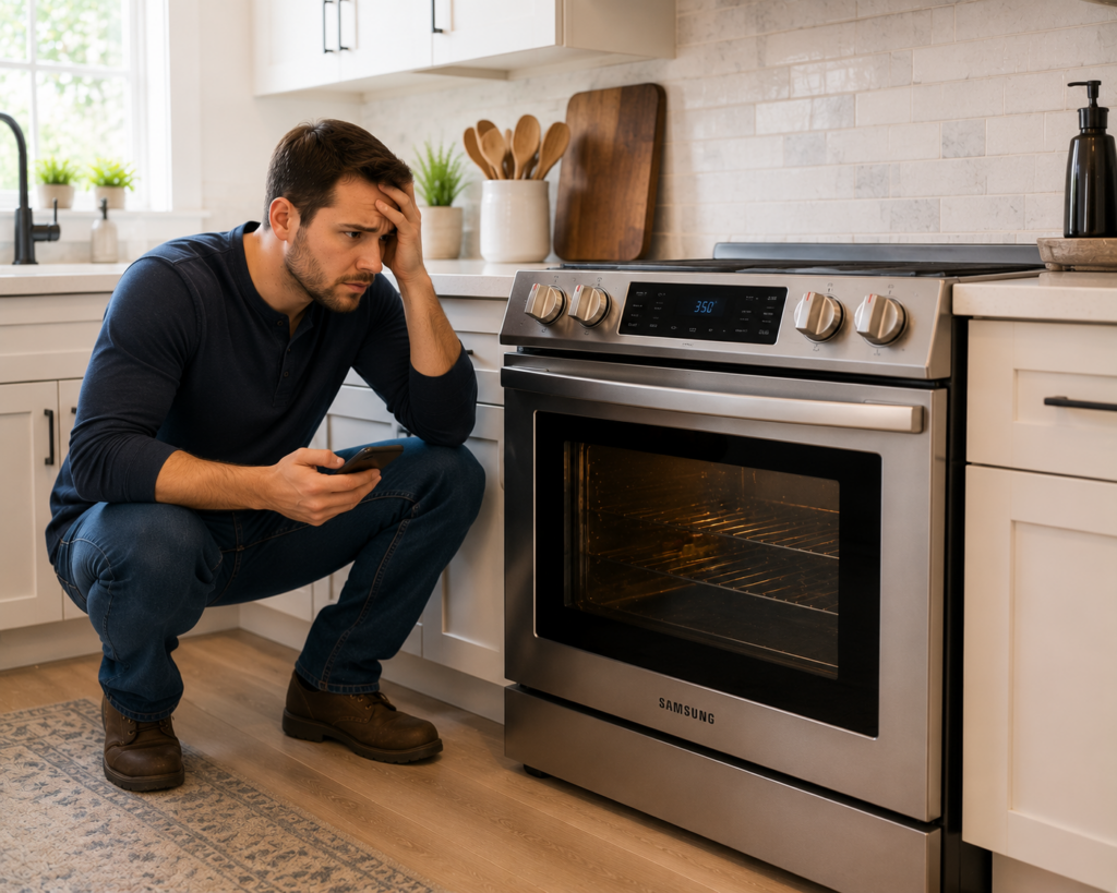 samsung oven not heating
