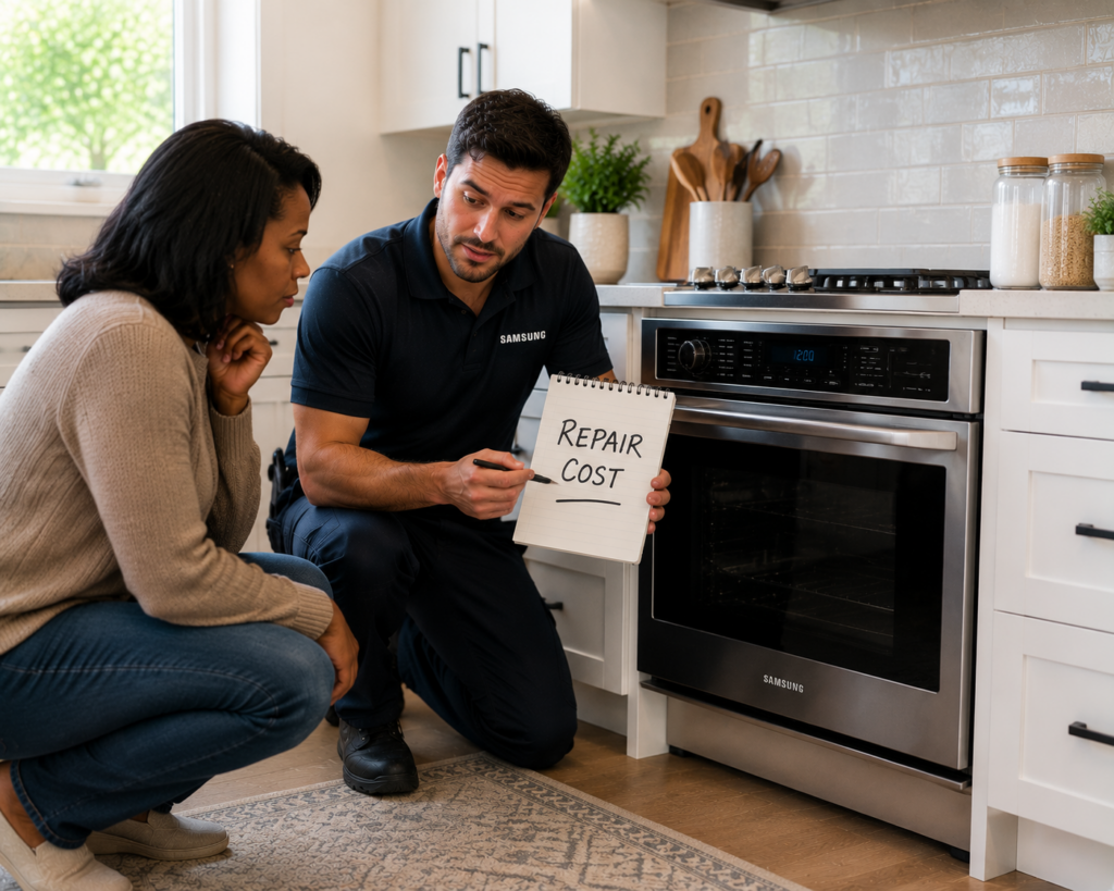 samsung oven repair cost