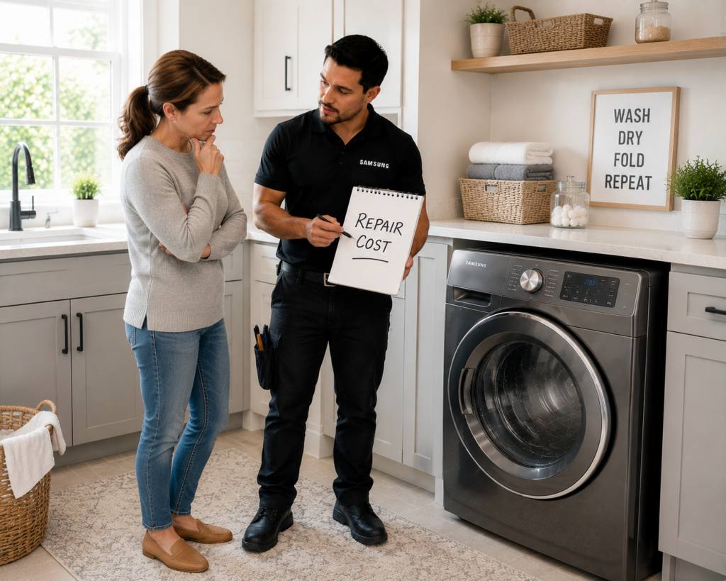 samsung washer repair cost