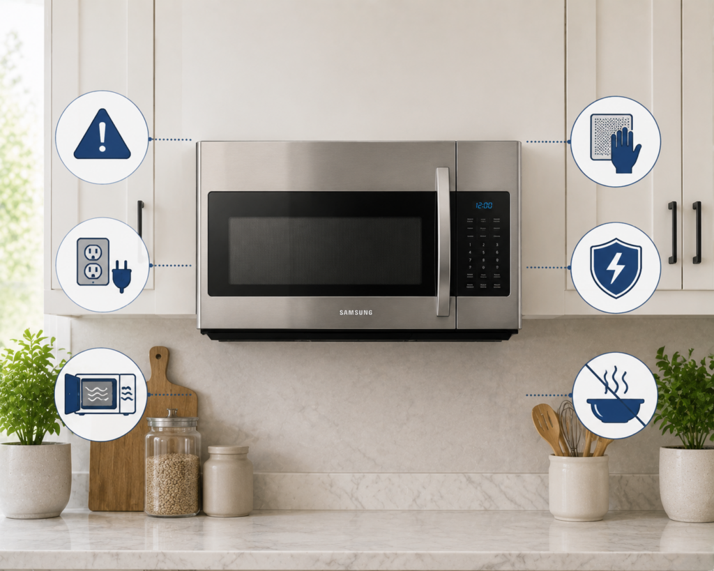 samsung microwave safety guide