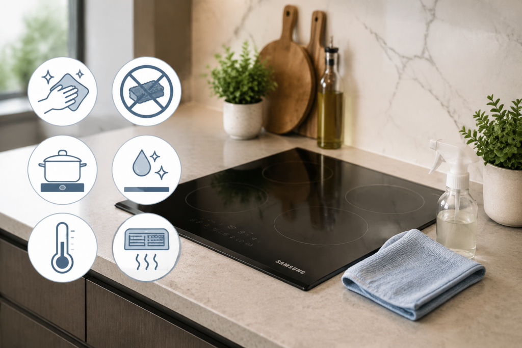 Samsung cooktop maintenance tips