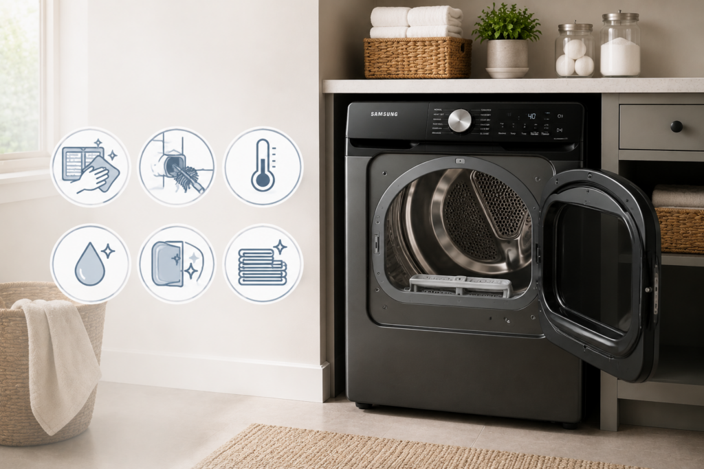 samsung dryer tips
