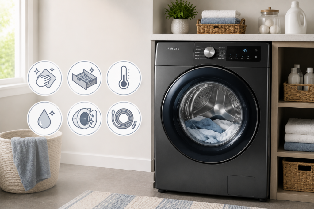 samsung washer care tips